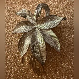 Gerry Weber Silver-Tone Leaf Brooch